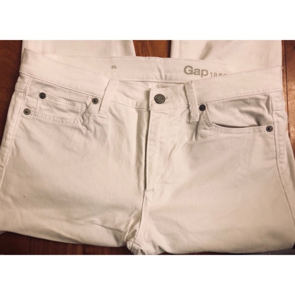 Gap Jeans | white stretch skinny jeans - Picture 2 of 5